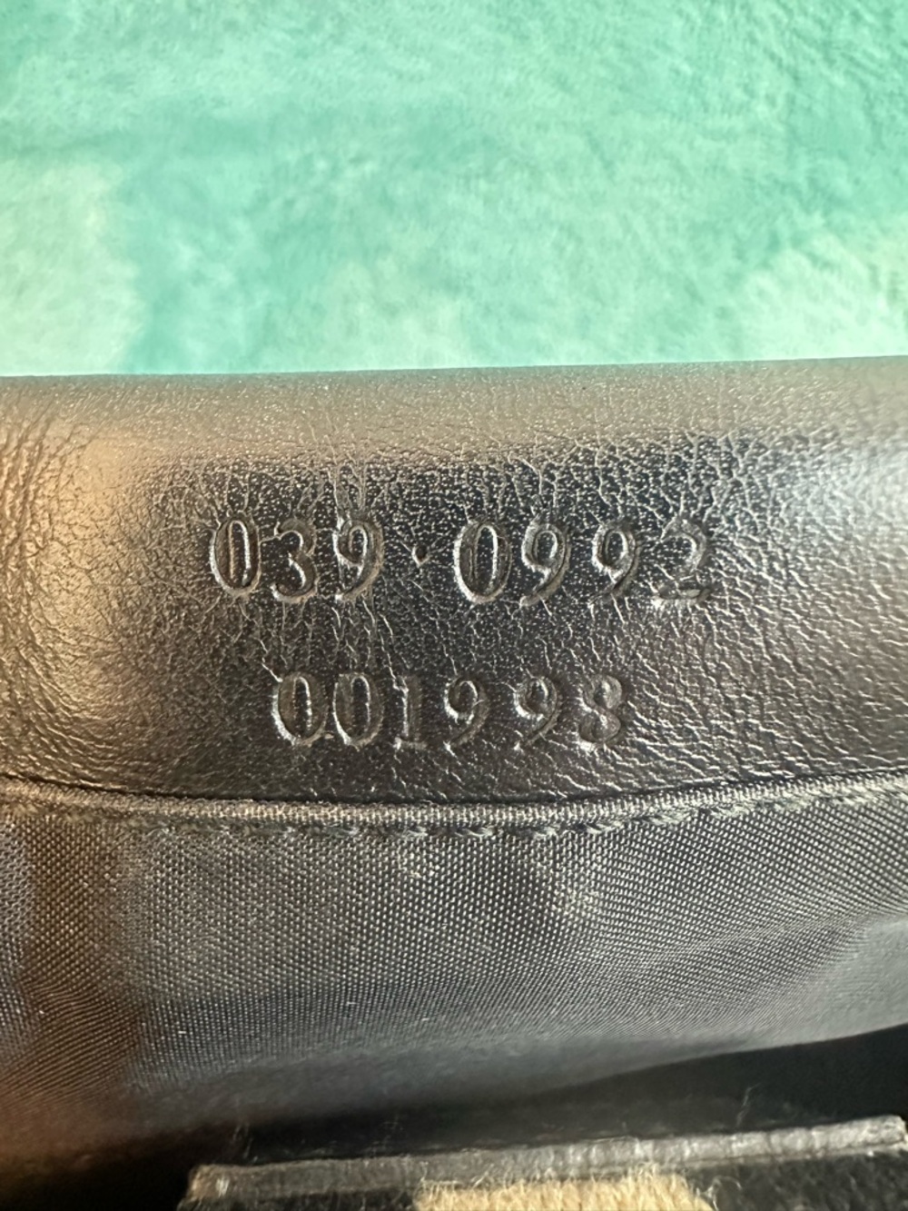 Gucci GG Canvas Web Stripe Cosmetic Bag Pouch Black Beige Auth w/ COA - Picture 3 of 10